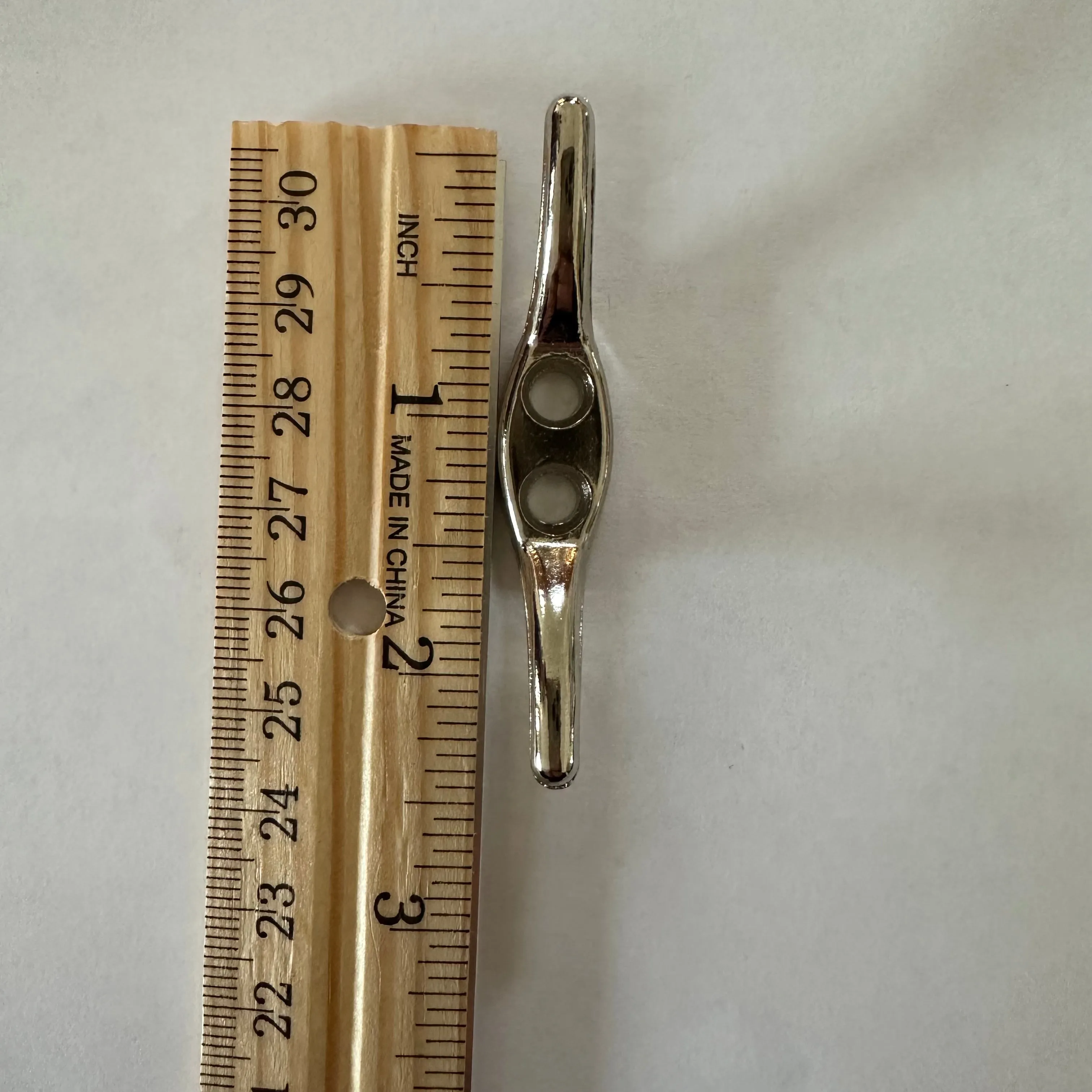 2-1/2" Nickel Cord Cleat (10 Per Bag)