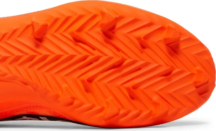 Adidas Adizero Cleats 'Team Solar Orange Silver Metallic' Cleats, Orange