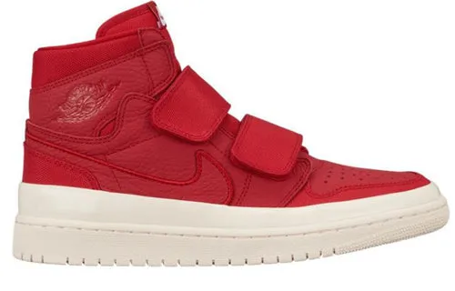 Air Jordan 1 Retro Hi Double Strap 'Gym Red' Sneakers, White