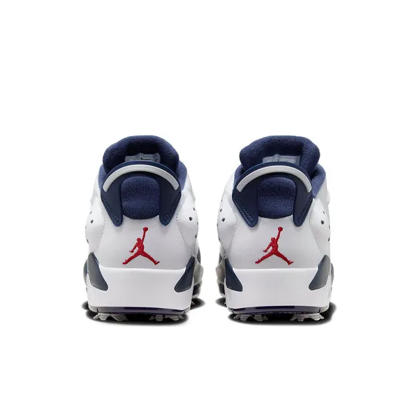 Air Jordan 6 Low Golf 'Olympic' Sneakers, Black