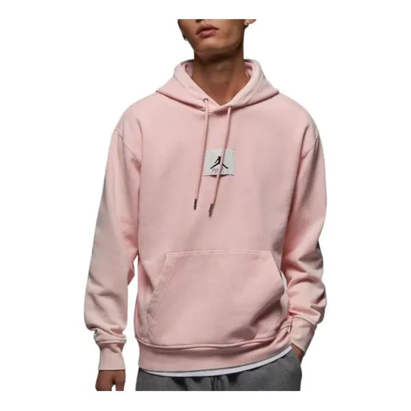Air Jordan Essential Statement Wash Fleece Hoodie 'Pink', Pink