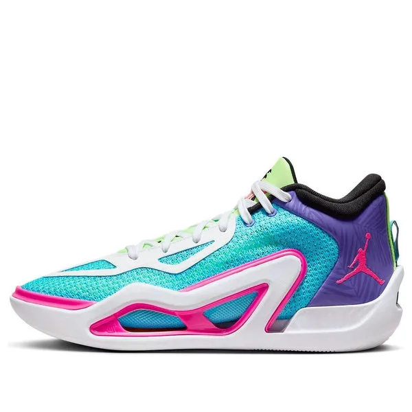 Air Jordan Tatum 1 PF 'Lagoon Pulse' lagoon pulse/pink blast-psychic purple-white-lime glow-black style: fv0171-400