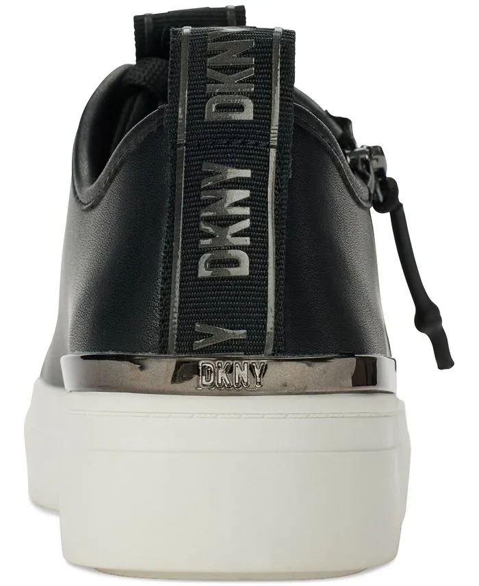 Chaney Women's Lace-up Zip Sneakers DKNY Black