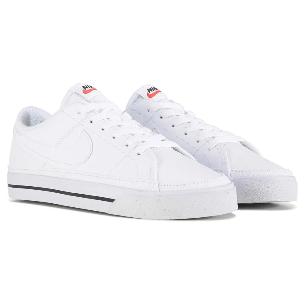Court Legacy Nike Women's Leather Sneakers, White