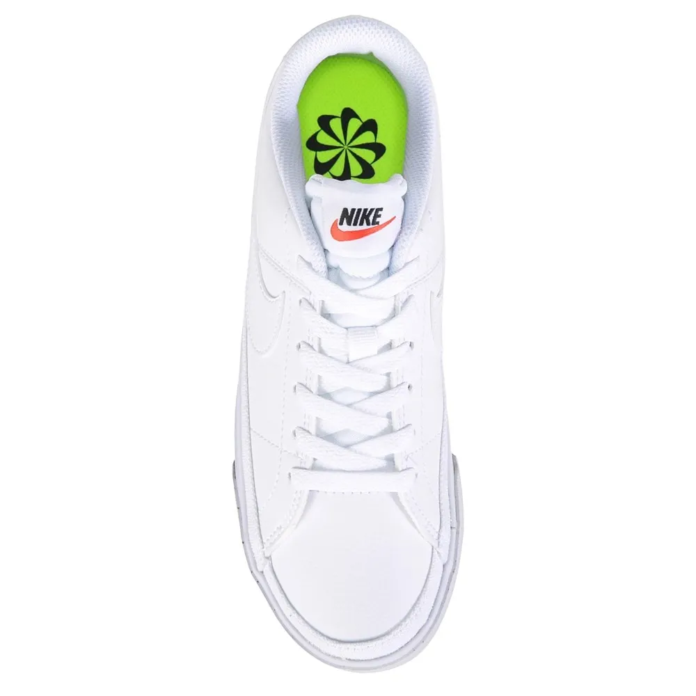 Court Legacy Nike Women's Leather Sneakers, White