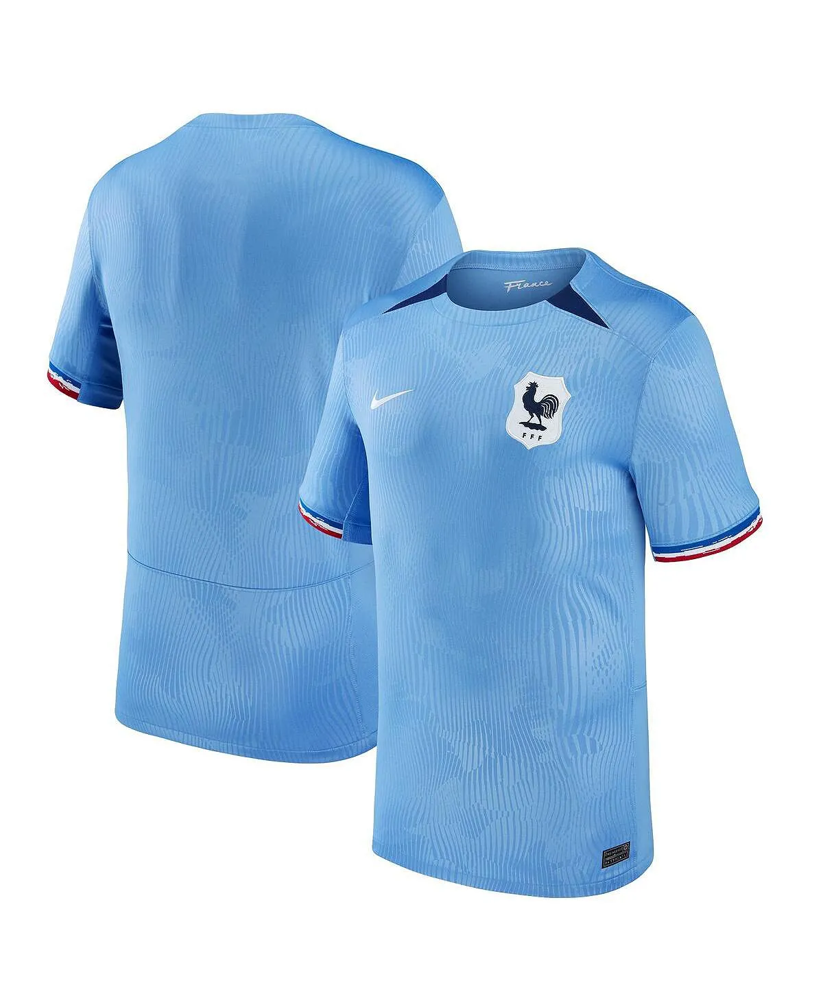 France 2023 Women's National Team Men's Blue Jersey replica of Nike's home stadium