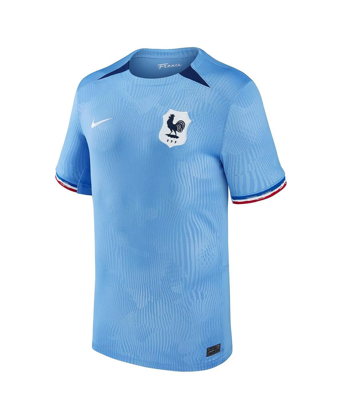 France 2023 Women's National Team Men's Blue Jersey replica of Nike's home stadium
