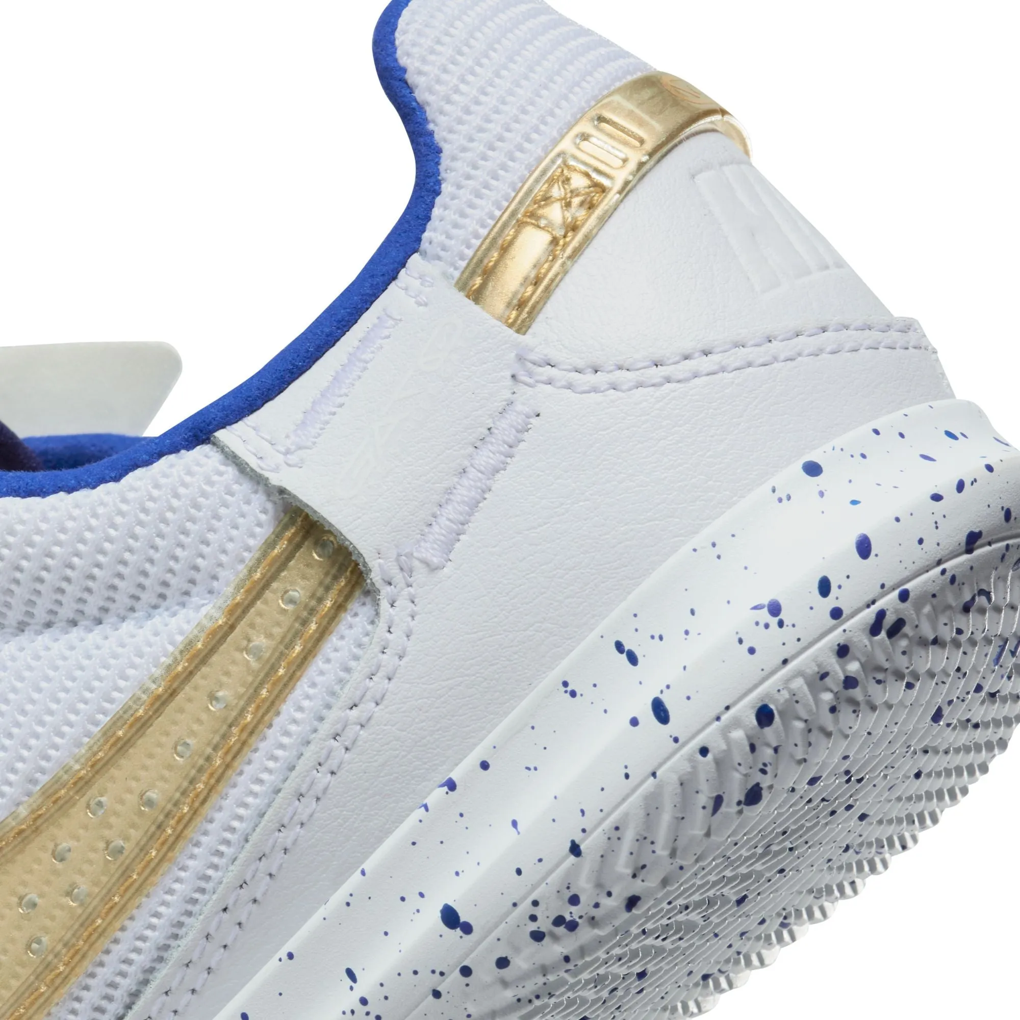Junior Nike Streetgato IC [White/Gold/Royal]
