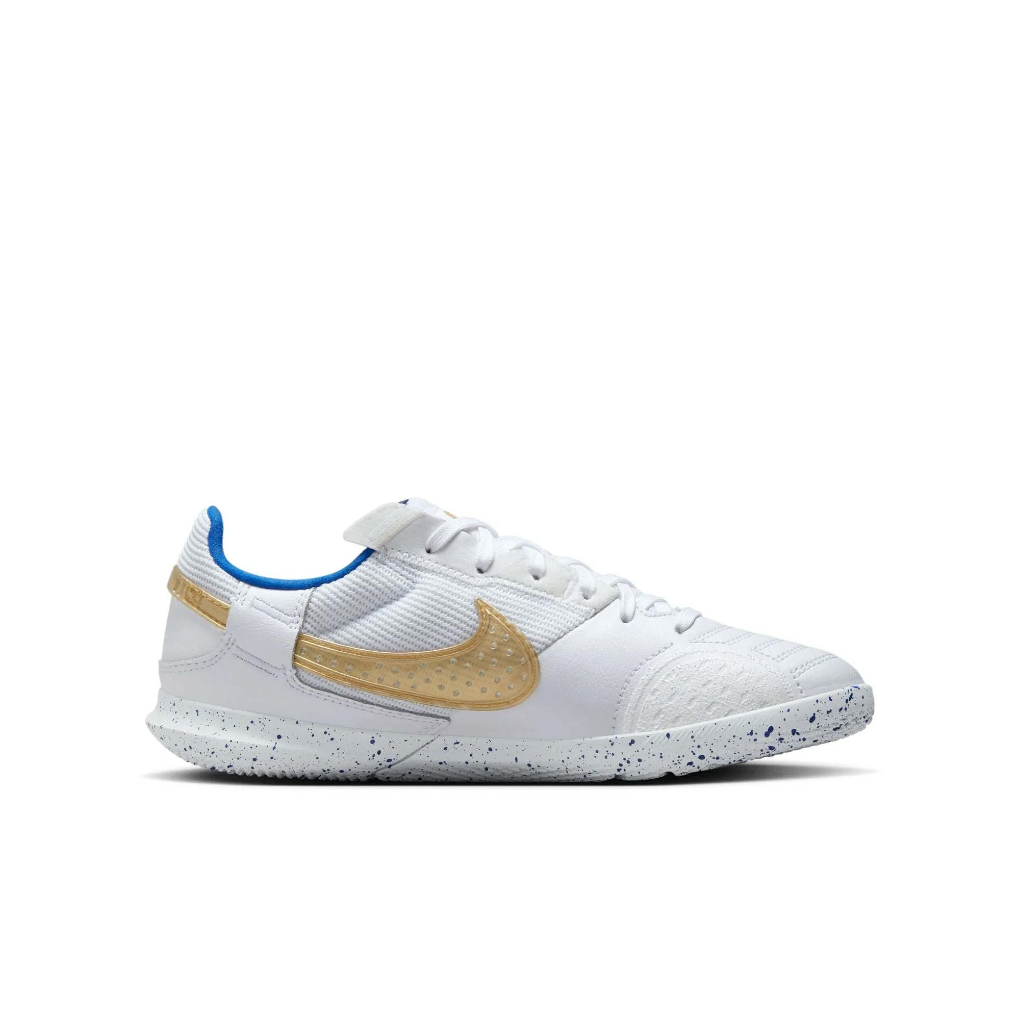 Junior Nike Streetgato IC [White/Gold/Royal]