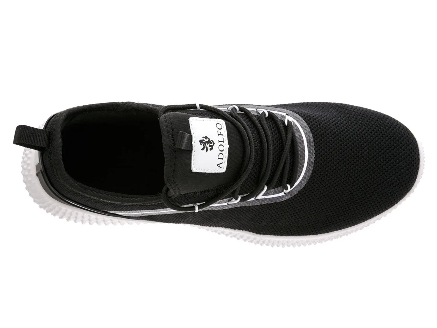 Lanzo Adolfo sneakers, black and white