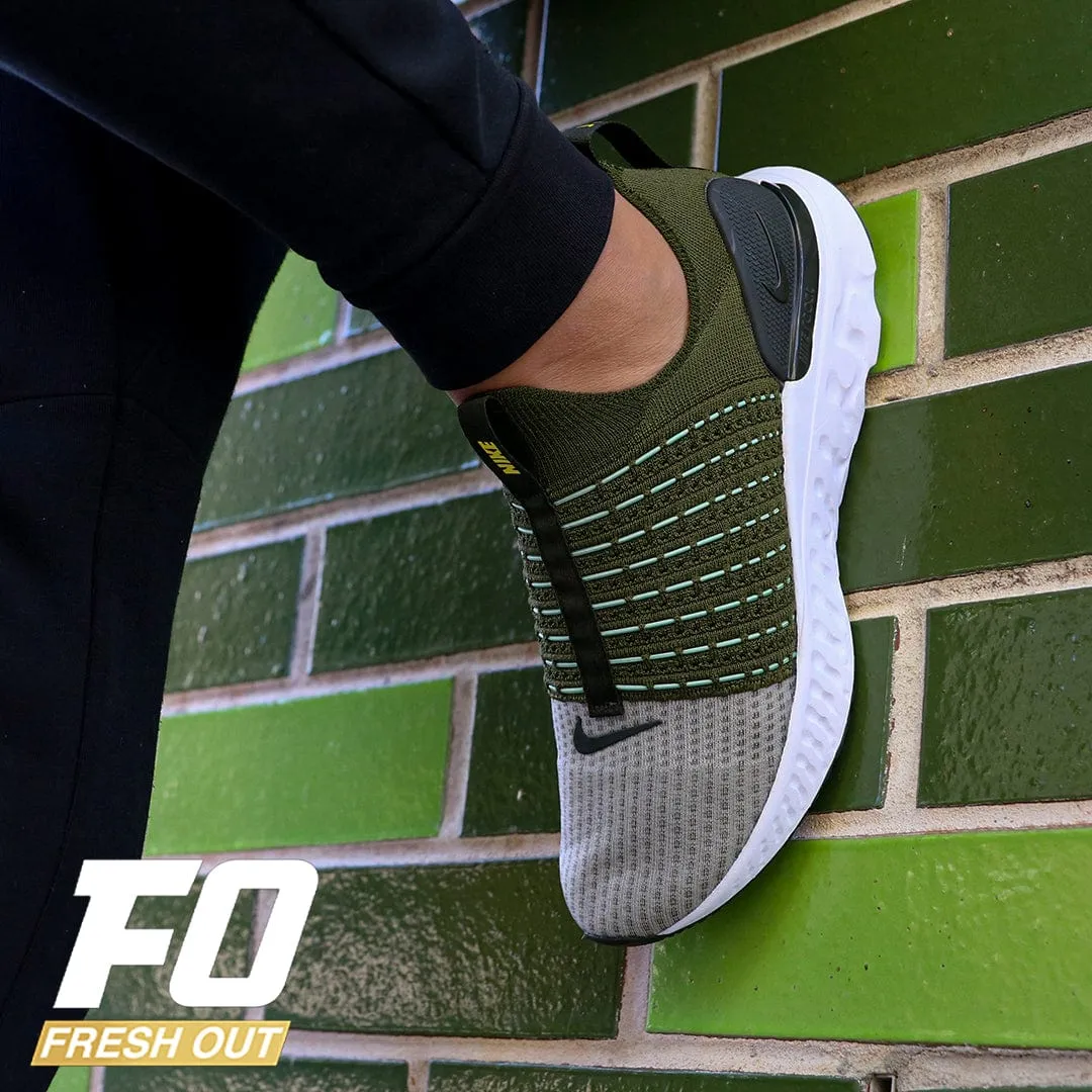 Men’s Nike React Phantom FK 2 ‘Rough Green/Yellow Strike’ (Olive Green)