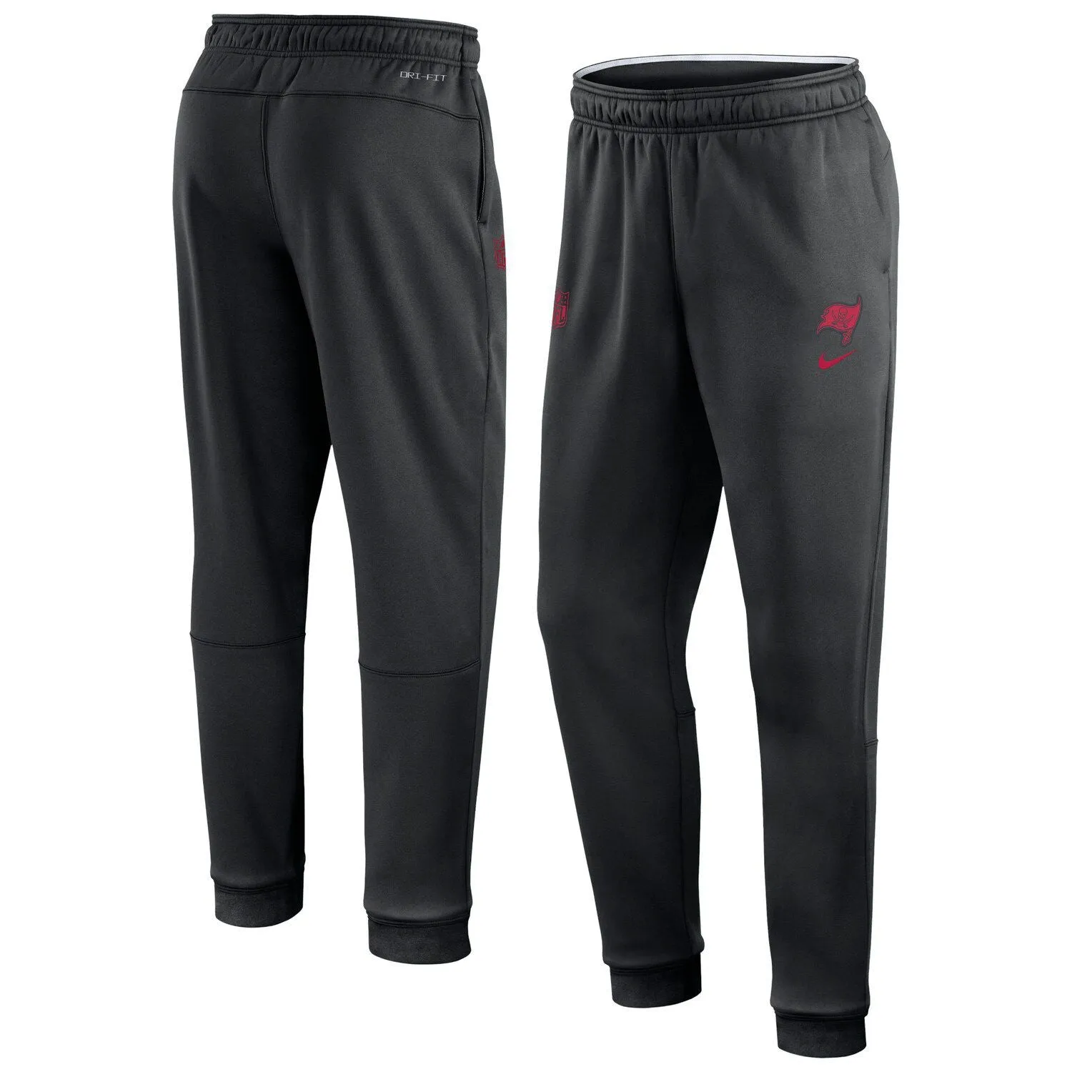 Men's Tampa Bay Buccaneers 2023 Sideline Performance Nike Track Pants In Black