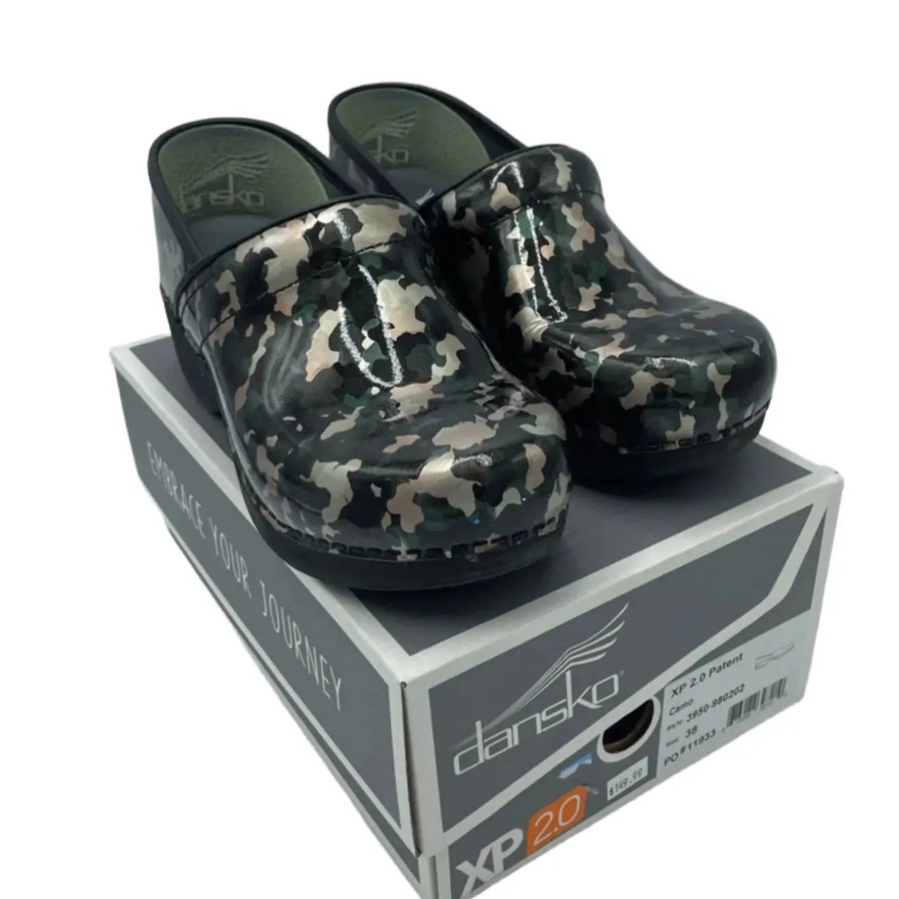 New! Shoes Flats By Dansko In Camouflage Print, Size: 7.5