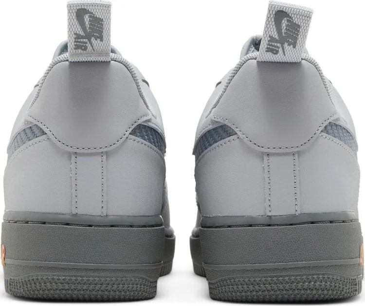 Nike Air Force 1 '07 'Wolf Gray Kumquat', Gray