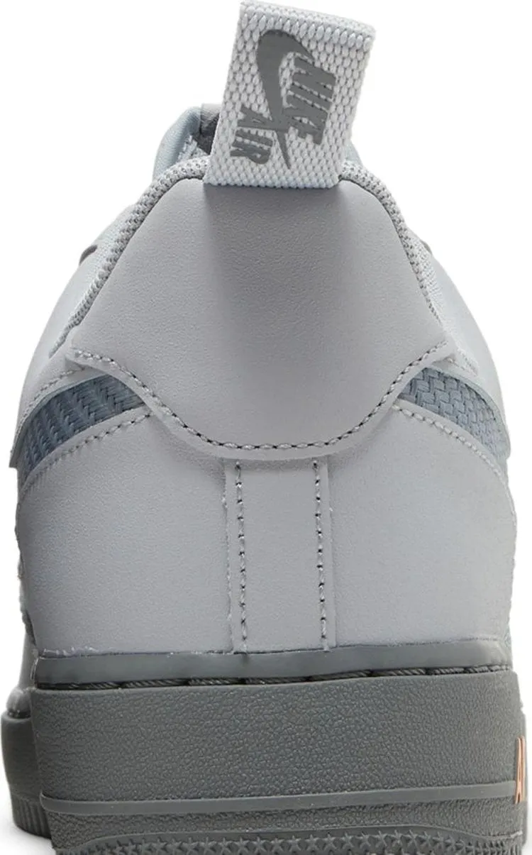 Nike Air Force 1 '07 'Wolf Gray Kumquat', Gray