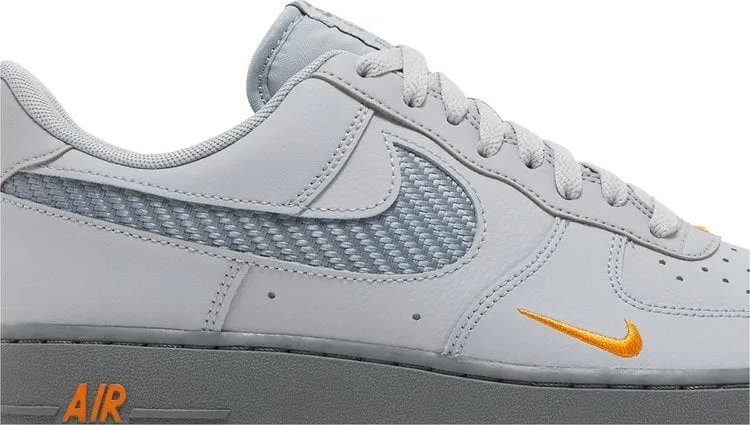 Nike Air Force 1 '07 'Wolf Gray Kumquat', Gray