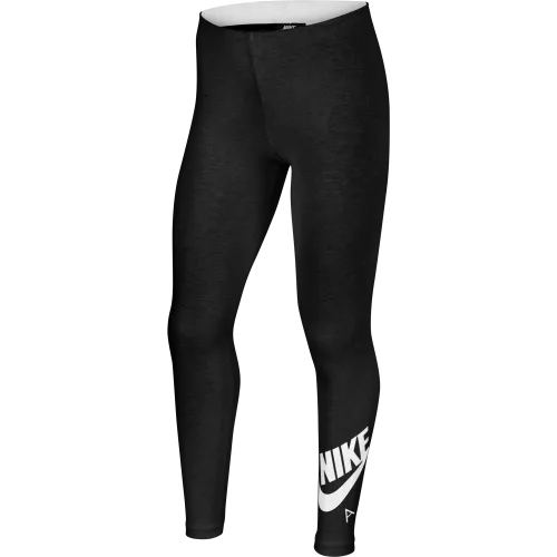 Nike Kids Air Logo Legging Favourites Black White