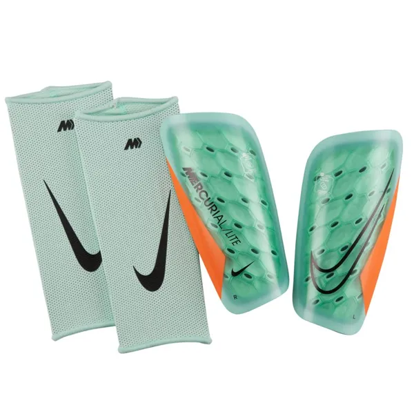 Nike Mercurial Lite Shin Guard (Mint Foam/Total Orange)