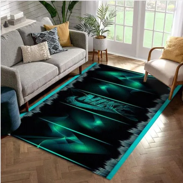 Nike Rug Fashion Brand Area Rug Bedroom Home US Decor luxury