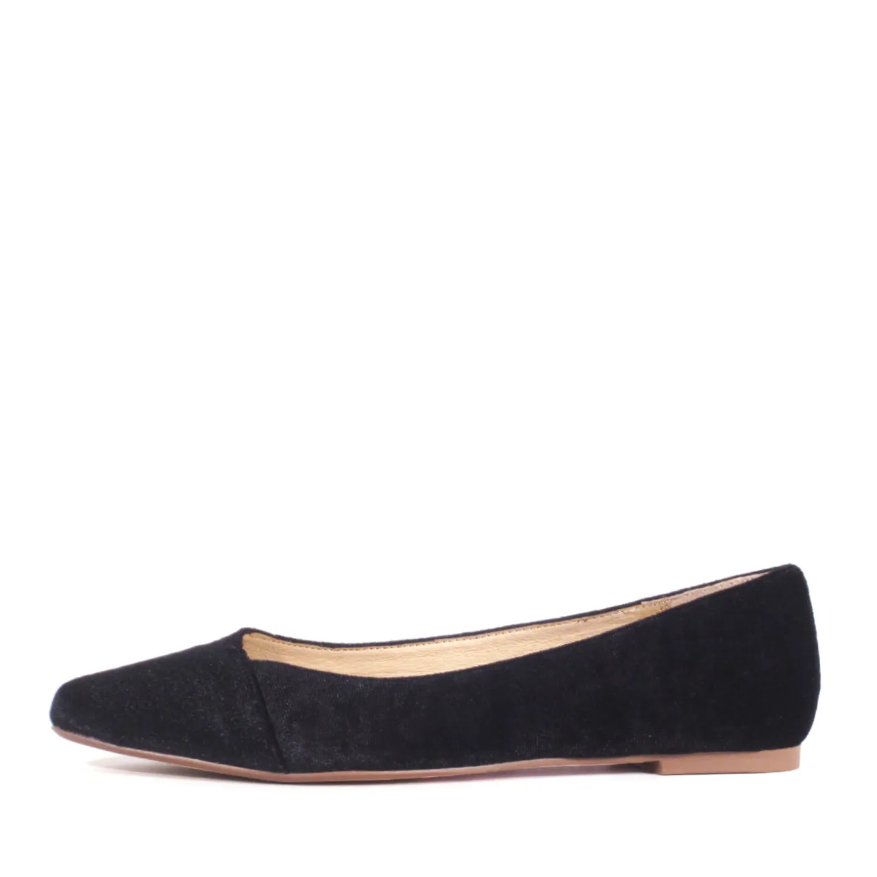 Pammy Velvet Ballet Flats