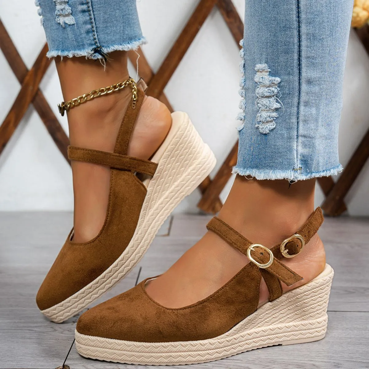 Point Toe Block Heels Pumps