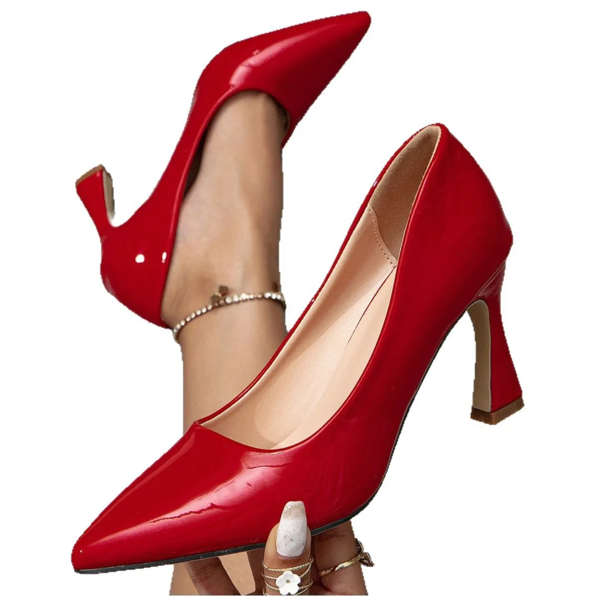 Point Toe Stiletto Pumps