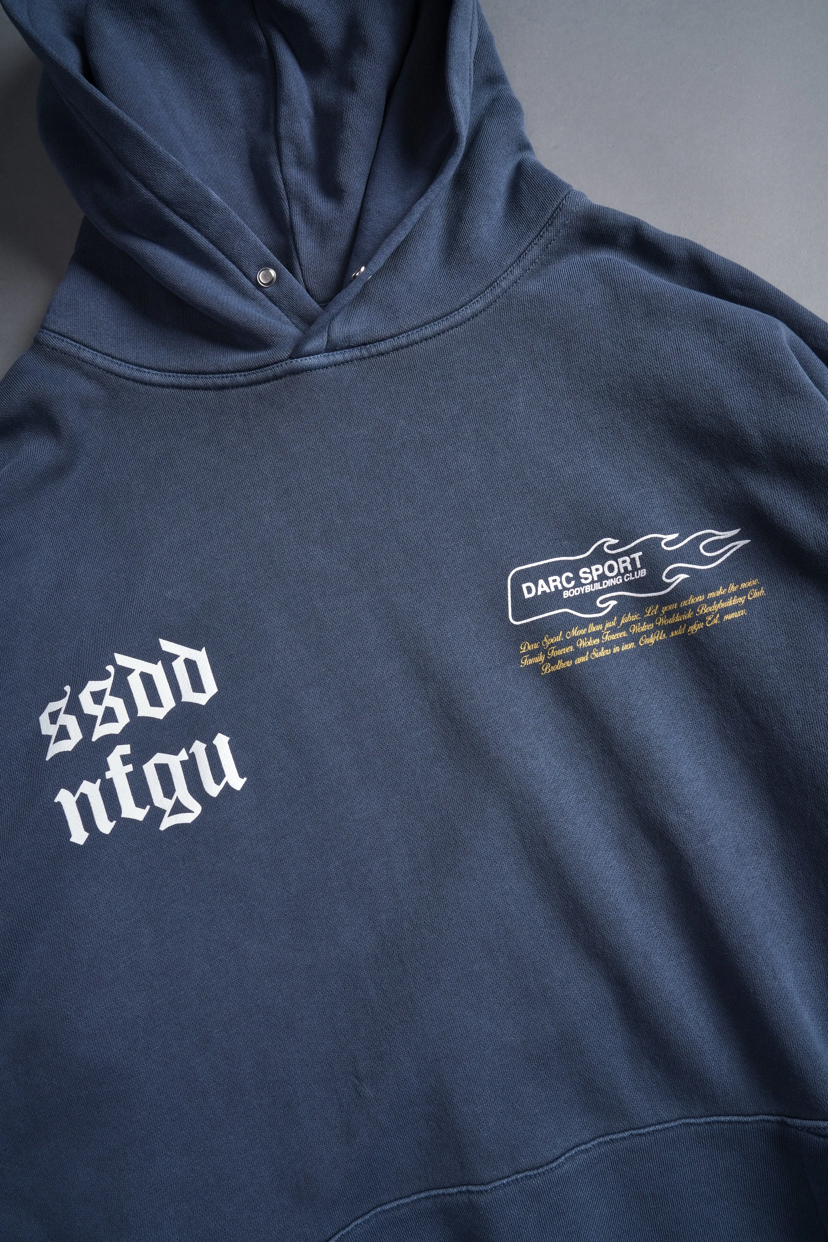 Three Wolves "Pierce" Hoodie in Darc Blue