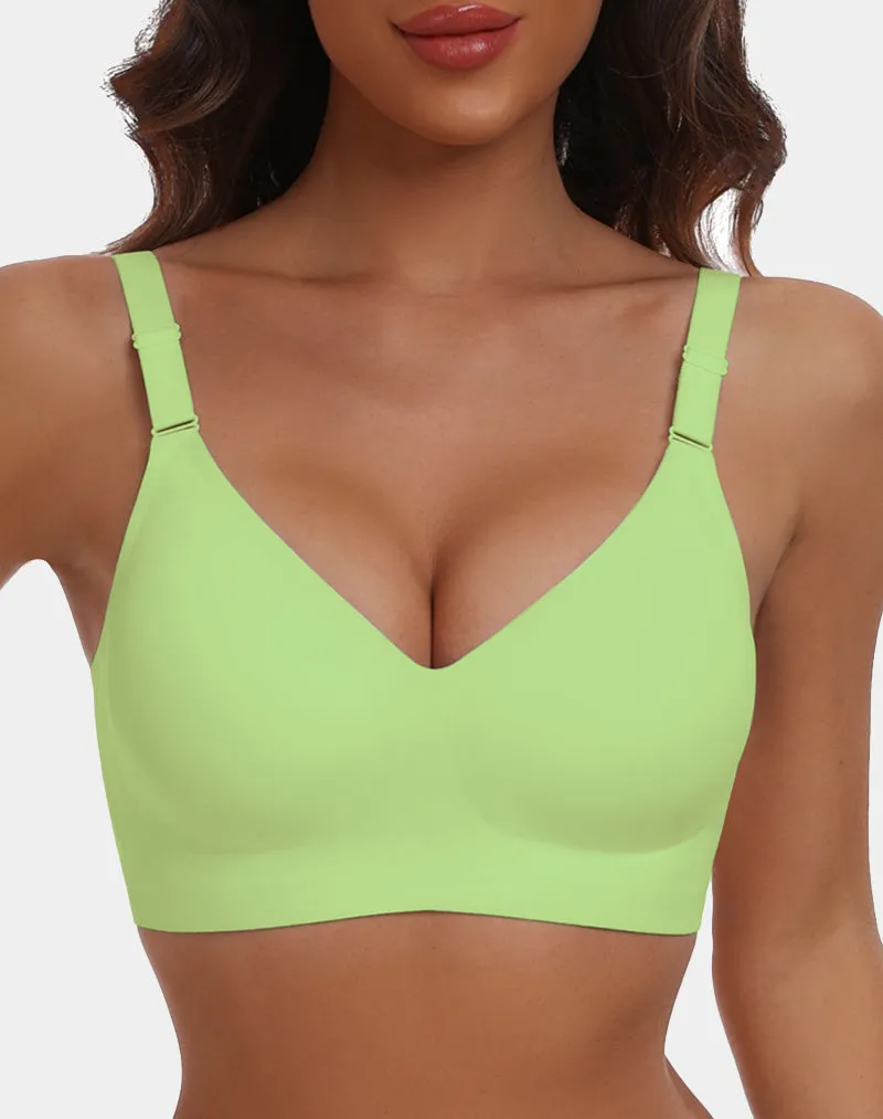 V Neck Seamless Bra