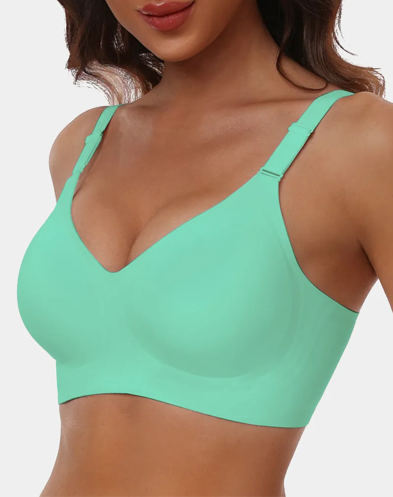 V Neck Seamless Bra