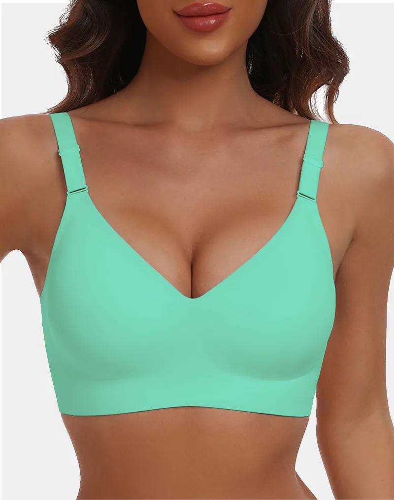 V Neck Seamless Bra