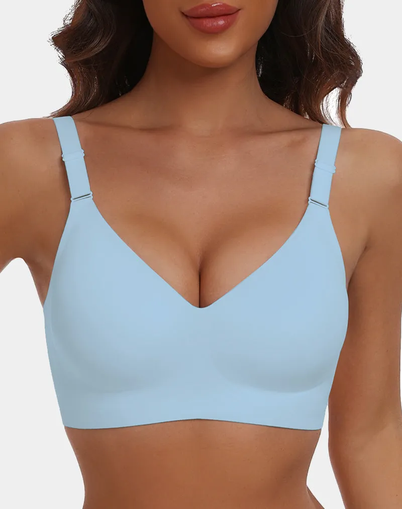 V Neck Seamless Bra