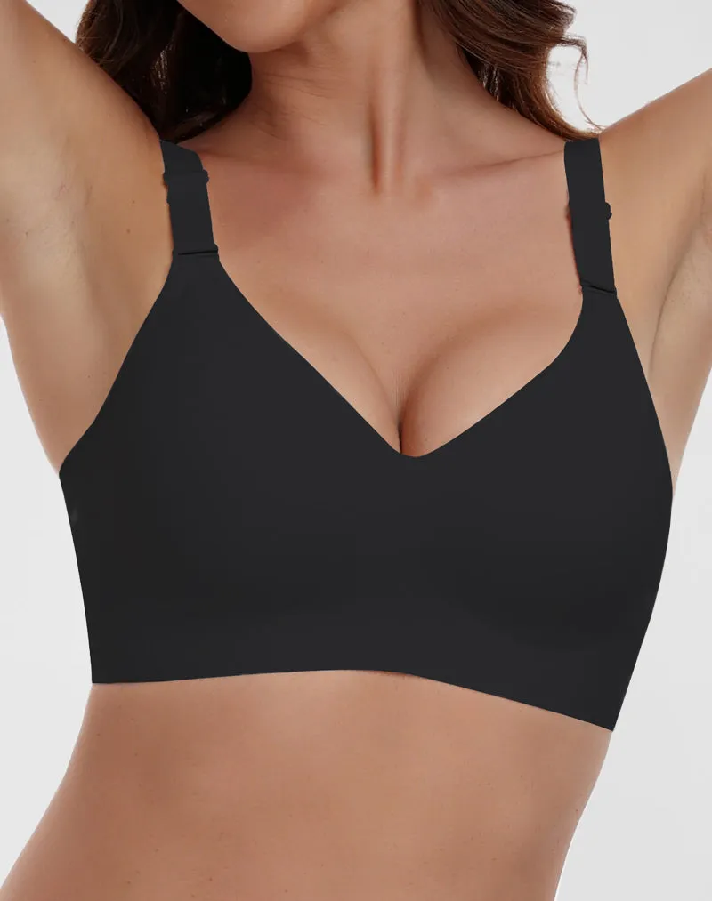 V Neck Seamless Bra