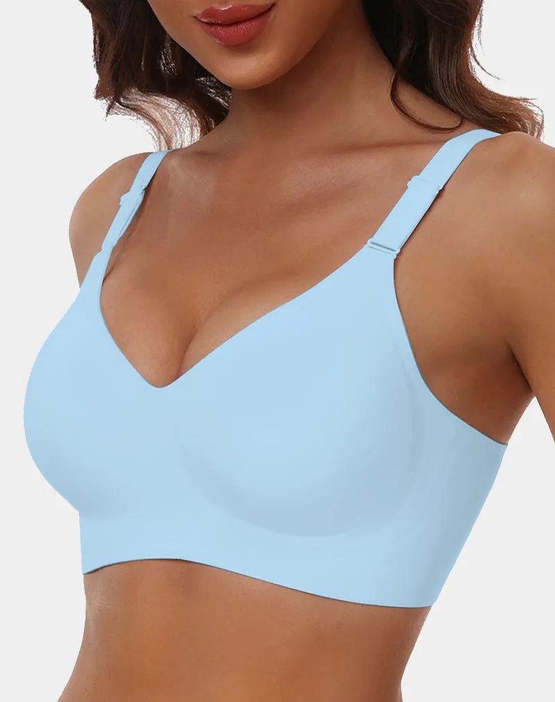 V Neck Seamless Bra