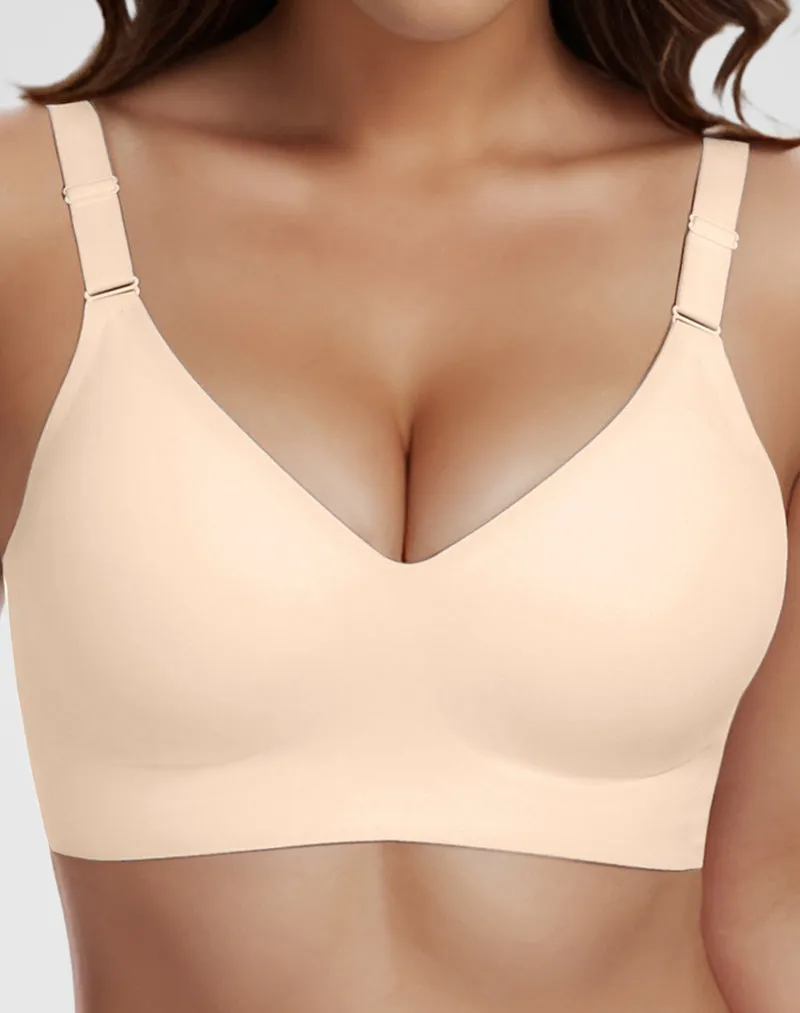 V Neck Seamless Bra
