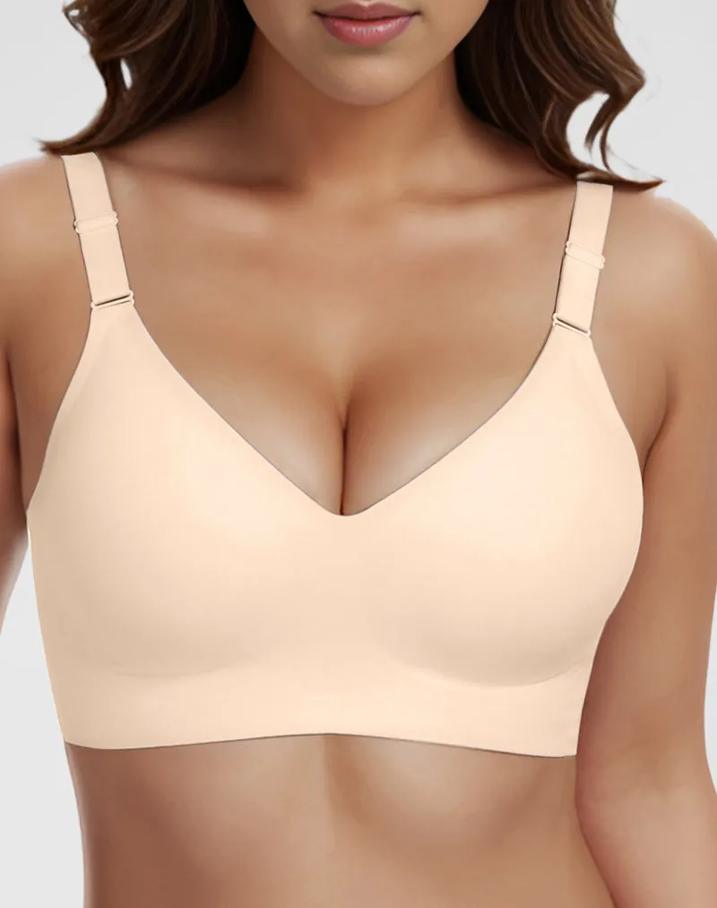 V Neck Seamless Bra
